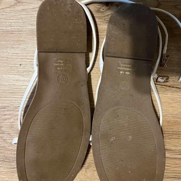 Joie White Strappy Sandals - Picture 2 of 4